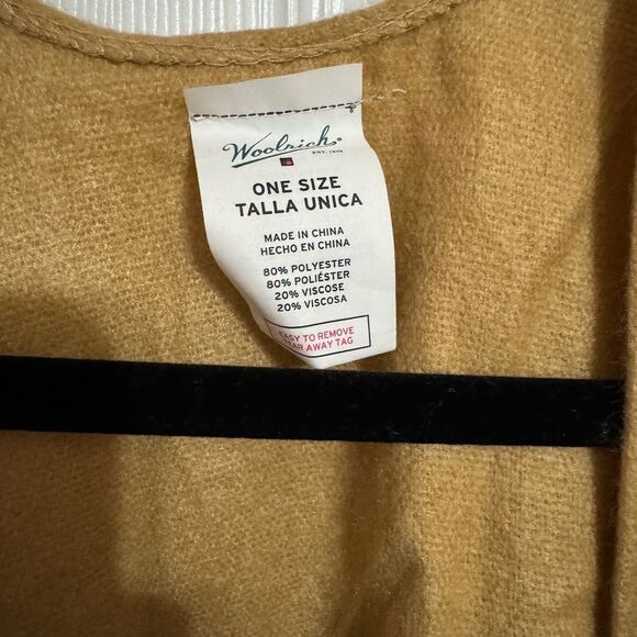 Woolrich Multi-Color Plaid Fringe Shrug – One Size - Picture 3 of 5